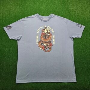 Grunt Style Tshirt Mens 3XL Blue Eternal Hostility Against Tyranny Graphic Print